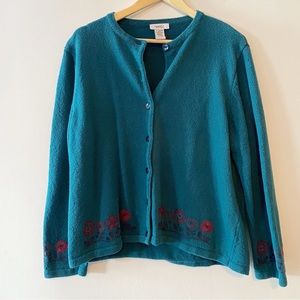 ✨SALE✨ Northern Reflections Teal Button Up Cardigan